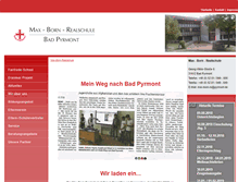 Tablet Screenshot of max-born-realschule.de